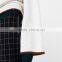 Attractive Glitzy Cropped Cutting Side Zip Cotton Womens Checkered Pants