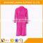 Soft Plain Coral Fleece Hotel And Home Bathrobe