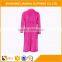 Soft Plain Coral Fleece Hotel And Home Bathrobe