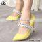 4 Colors Lace Ribbon Shoe Lace Elastic Straps For high heels