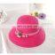 Bowknot Fisherman Hat Outdoor Tourism Sunscreen Straw Hat