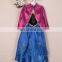 Frozen elsa anna dress cosplay costume wholesale