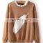 2016 Winter Women embroidered fabric sweater