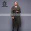 Long Style Coat Faced Quilted Fabric Double Face Leather Fur Jacket