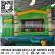 inflatable tropical bouncer house combo with water pool