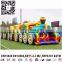 Large inflatable Tomas train obstacle combo outdoor playground kids obstacle course