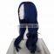 Styler Brand high quality fashion costumes with long dark blue cosplay wig