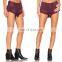 Womens Red Demin Shorts Sweat Shorts Sports Running Shorts Women