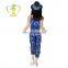 Wholesale summer children off shoulder jumpsuit lovely girl kids clothes