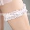 Handmade Elegant Ivory Satin Lace Wedding Garter Bridal Cream Toss Garter Lace Prom Garter Wedding Props Accessories