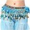 Egyptian style sequins shiny women Belly dance hip scarf belts Y-2041#