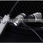 2017 gray Super bass metal braided earphone headset earpiece with mic