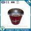 Kids Mini CMYK Printing Ice Oval Tin Bucket