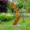 Oriental Decorative Garden Sculpture Corten Acciaio Statues