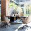 Modern medium back leather ergonomic office swivel chair