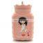 Mini water injection silicone hot water bottle and hand warmer with explosion-proof function for warm palace and carry