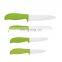 Traditional multi purpose 4 pcs ceramic kitchen knife set