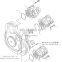 Loader Tandem Pump WA500-1 Hydraulic Gear Pump 705-52-31130 Pilot Gear Double Pump