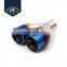 Stainless Car Pipe Exhaust Muffler Silencer For All Car Steel Carbon Fiber Tips