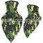 Quick Dry Camouflage Ear Loop Face Rave Balaclava Scarf Face Bandana Neck Gaiter