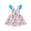 OEM  Floral Dress Boho Chic Dress Girls Boutique Spring Dress