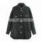 Casual Women Fashion Jacket Office Ladies Plaid Long Overcoat Outwear Coat