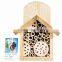 Custom Bee House Wood, Wooden Bee Hotel