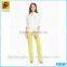 New style wholesale cheap summer lady casual plain white shirt for women