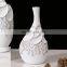 New arrival exquisite hand-made hotel living room craft furnishings white creative resin flower vase