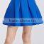 Korean girls short skirts 2016 flared pleated royal blue midi skirt                        
                                                                                Supplier's Choice