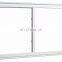 Half moon lock cheap price aluminum sliding window with 5mm+6A+5mm double glass