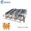 Hot Sale Commercial Gas 5 Fishes Waffle Machine Taiyaki Ice Cream Maker