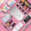 4 pieces poly gel nail extension set base top coat with nail sequins slip solution gift box package