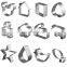 Housewares of cake mould with multiple shapes made by advanced CNC technology from mould factory