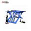 Blue Household car lifting machine portable Hydraulic car lift scissor car lift