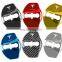 4pcs Car Door Lock Buckle Protective Rust Cover Metal Sticker for Tesla Model 3 2016-2020 logo Badge Style Accessories Stickers