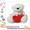 OEM Stuffed Toy,Custom Plush Toys, plush bear with red heart