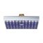 ABS Plastic Polishing Square stable water flow and high pressure Rainfall Shower Head