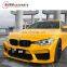 New 3 series F30  front bumper for F30 to M5 style body kit with front bumper PP material