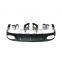For Mercedes Benz E-Class C238 E400 E500 2017-2019  Rear Bumper Lip Diffuser with exhaust silver tips