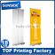 Retractable aluminum roll up banner stand D-0106