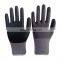Oil Repellent Touchscreen Foam Nitrile Coated Fueling Work Gloves Micro Foam Grime And Oil Resistant Safety Gloves