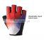Handlandy colorful breathable mesh fabric half finger hand mountain bike motorcycle outdoor other sports gloves