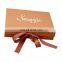 mailer silk invitation stationery multicandle pink low moq wig packaging box purple