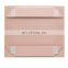 Shallow pink premium cardboard paper magnetic closure gift box packaging with custom logo