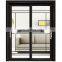 Black Aluminium Frame Sliding Door With Double Tempered Glass