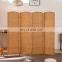 High Quality Customized Hotel Decorative Paper Rope Knitted Folding Screen Room Divider