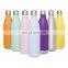 BPA Free Eco Friendly ss 304 Custom Logo Wide Mouth Motivational Sport Double Wall Insulated Metal Stainless Steel Water Bottles
