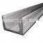 Professional customized 304 316 stainless steel u channel