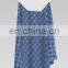 Fashion Trend 100% Cotton Yarn Dyed Wrinkle Chek Fabric for Blouses